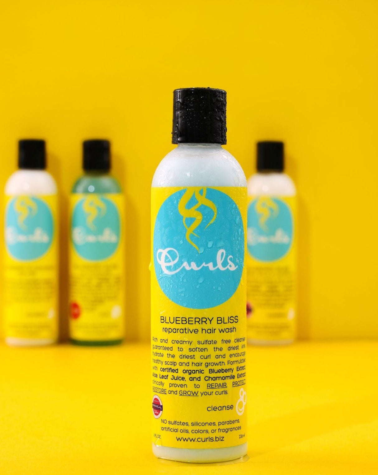 Curls Blueberry Bliss Reparative Hair Wash 8oz (PC)