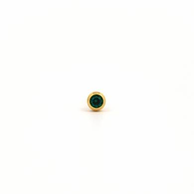 Studex Gold Plated May Emerald 3MM Studs #R205Y (12PC)