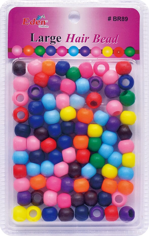 #BR89 Large Round Hair Bead (12PC/BULK)
