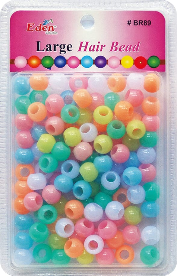 #BR89 Large Round Hair Bead (12PC/BULK)