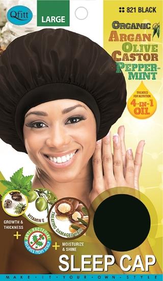 #821 Organic X-Large Sleep Cap / Assort (12PC)