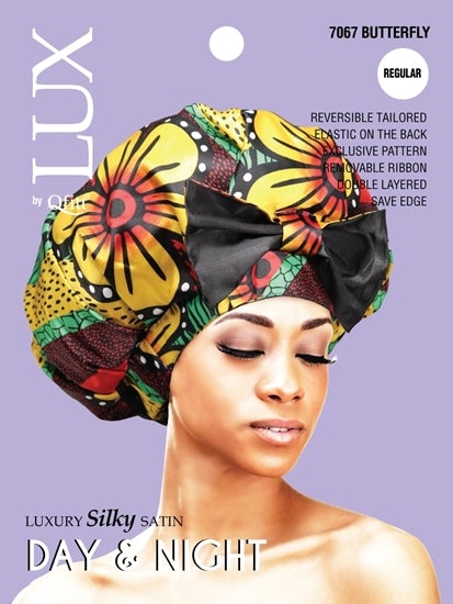 #7067 Lux Pattern Luxury Silky Satin Day & Night - Afro / Assort (6PC)