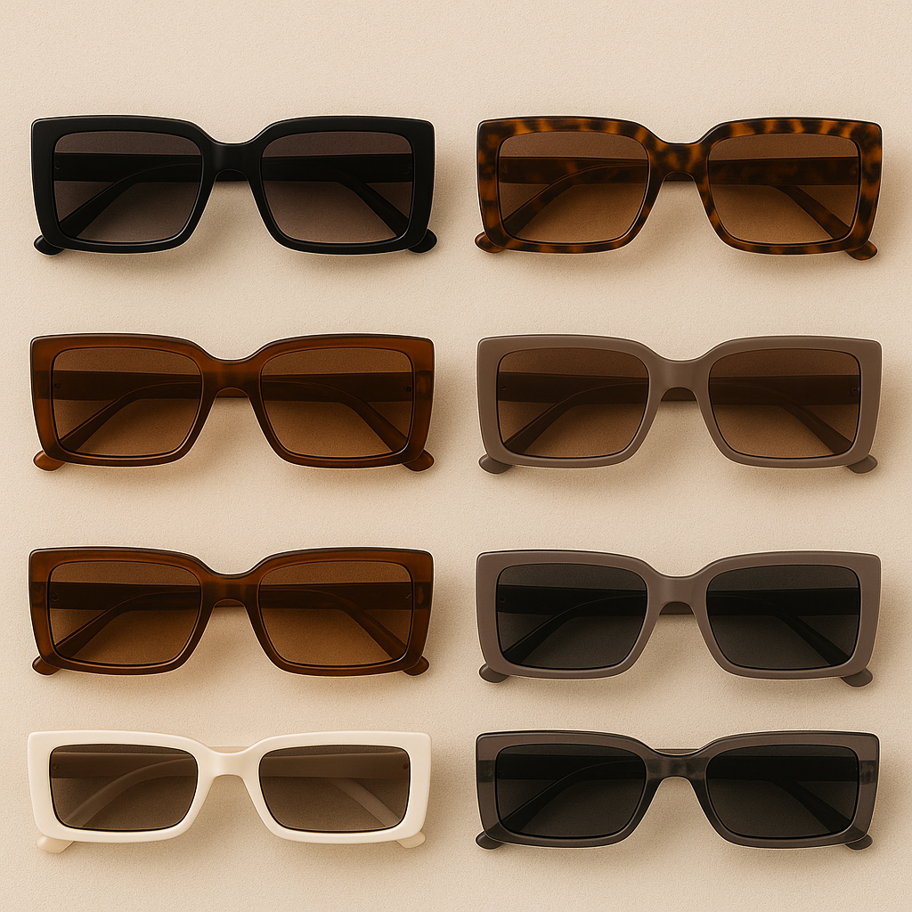 Wholesale Rectangle Shape Sunglasses