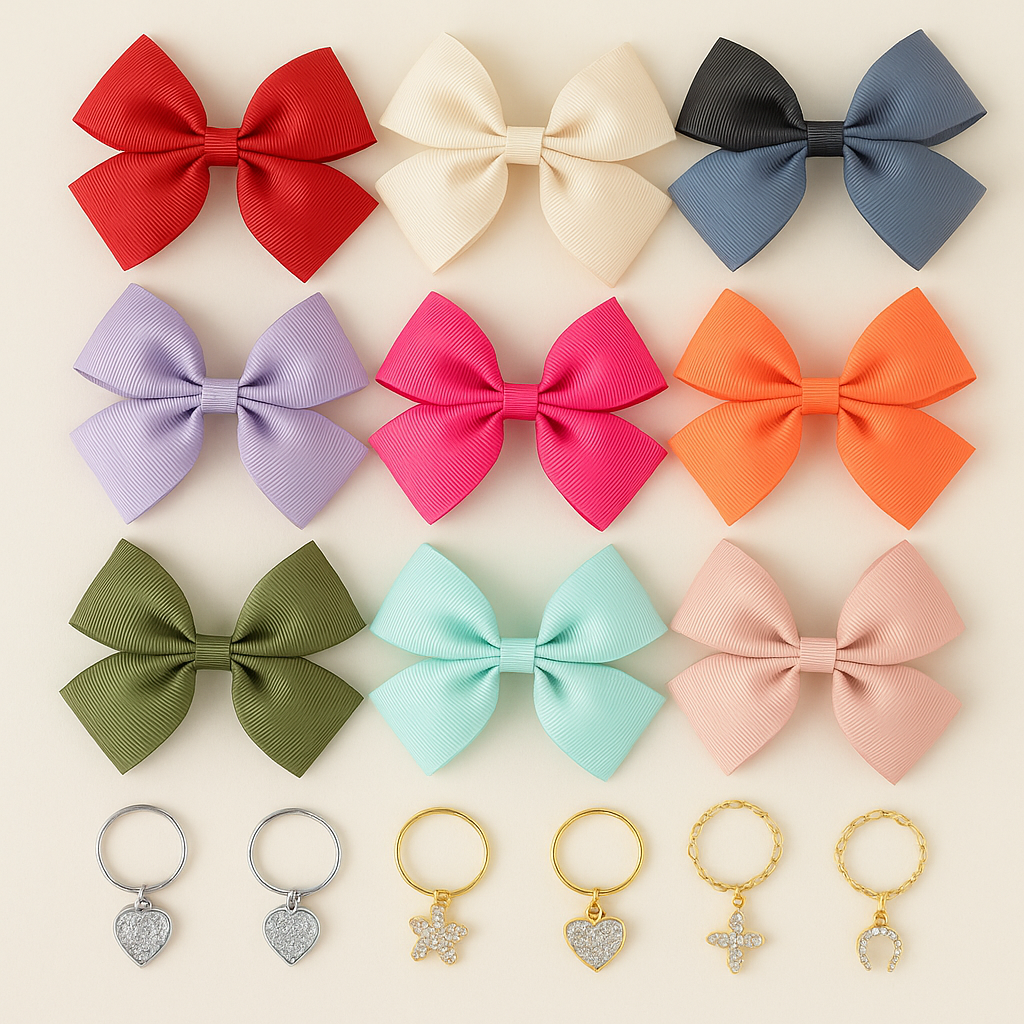 Wholesale Flat 6 inch Hair Bows