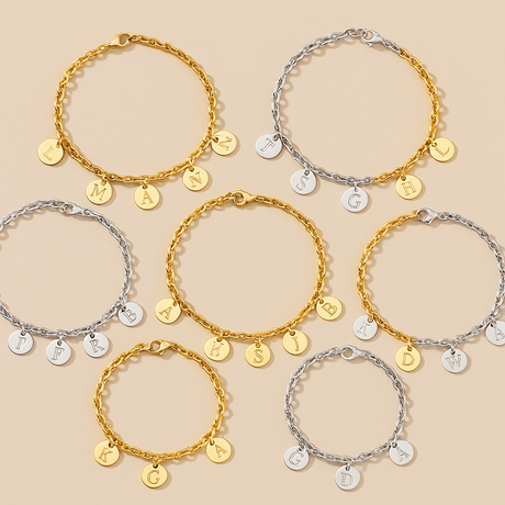 Wholesale Initial Anklets