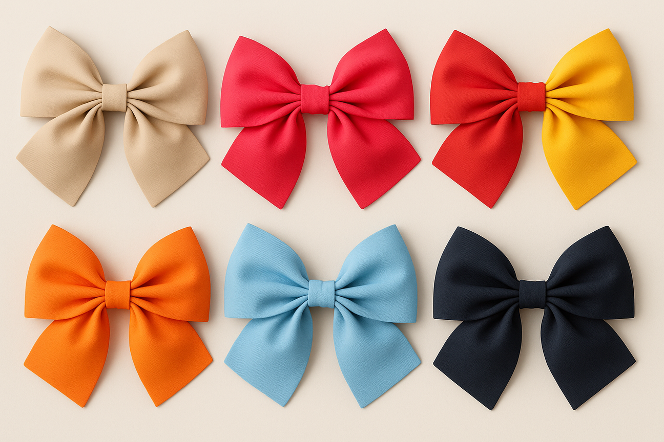 Wholesale Large 7 Inch Hair Bow Collection