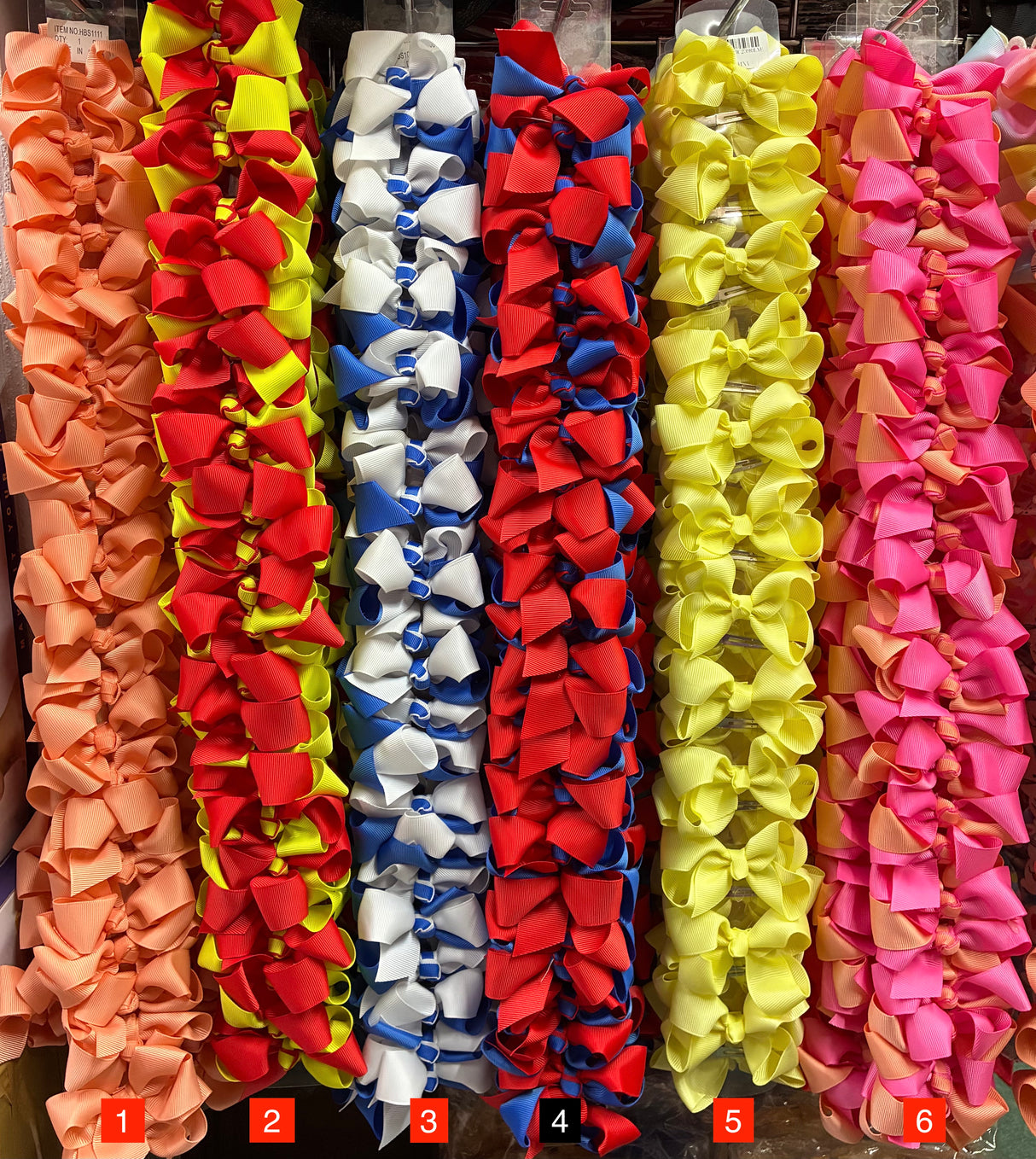 Wholesale Design Hair Bows #01BOT (12/24PC)