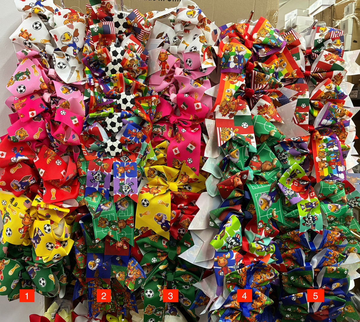 Wholesale Design Hair Bows #01TOP (12/24PC)