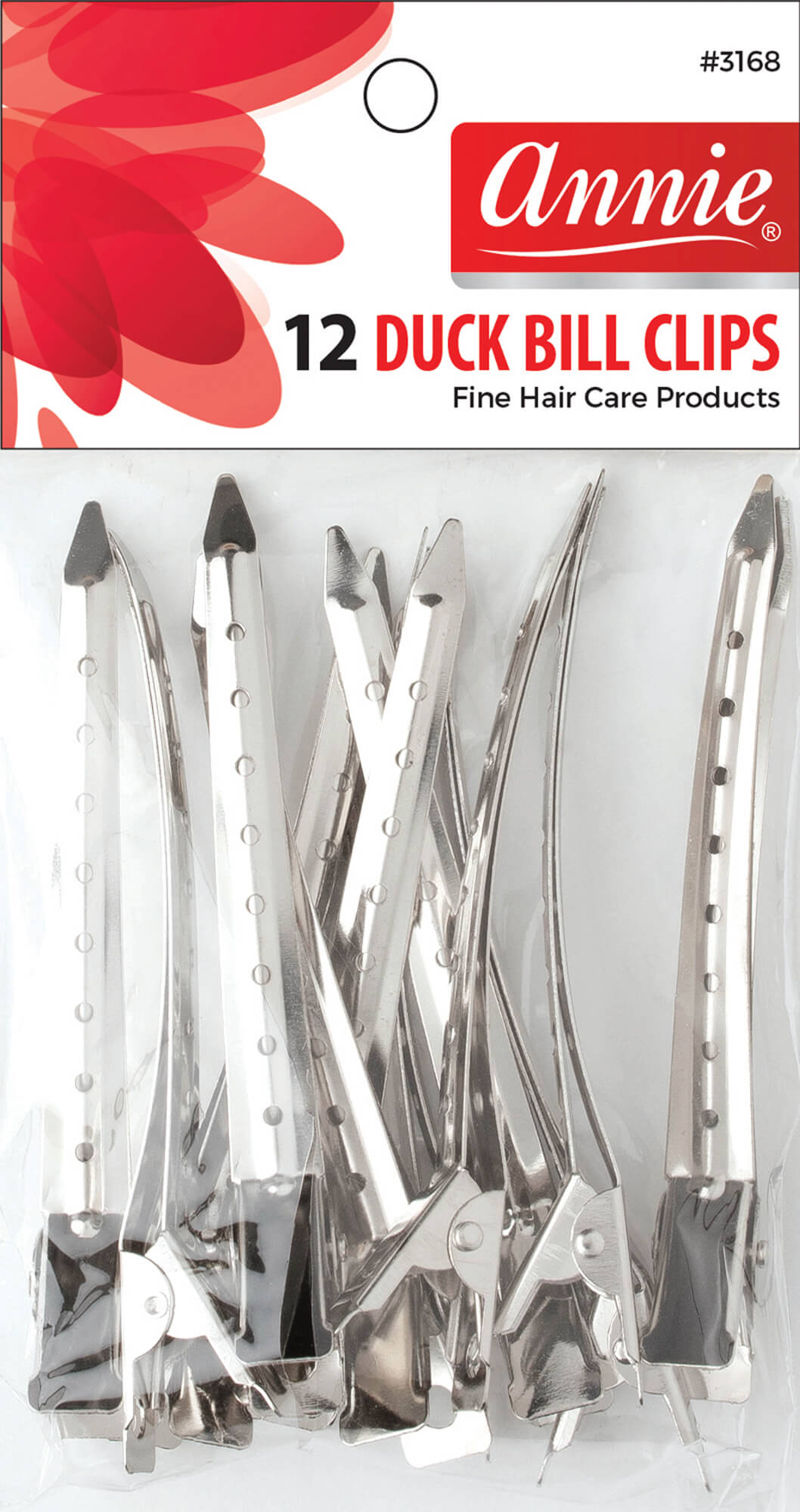 #3168 Annie 12Pc Duck Bill Clips (12PC)