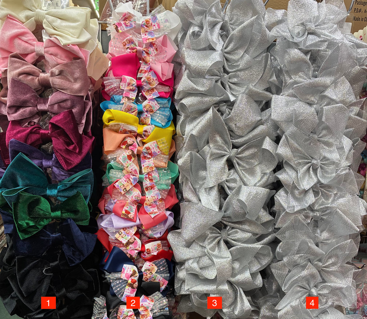 Wholesale Design Hair Bows #04TOP (12/24PC)