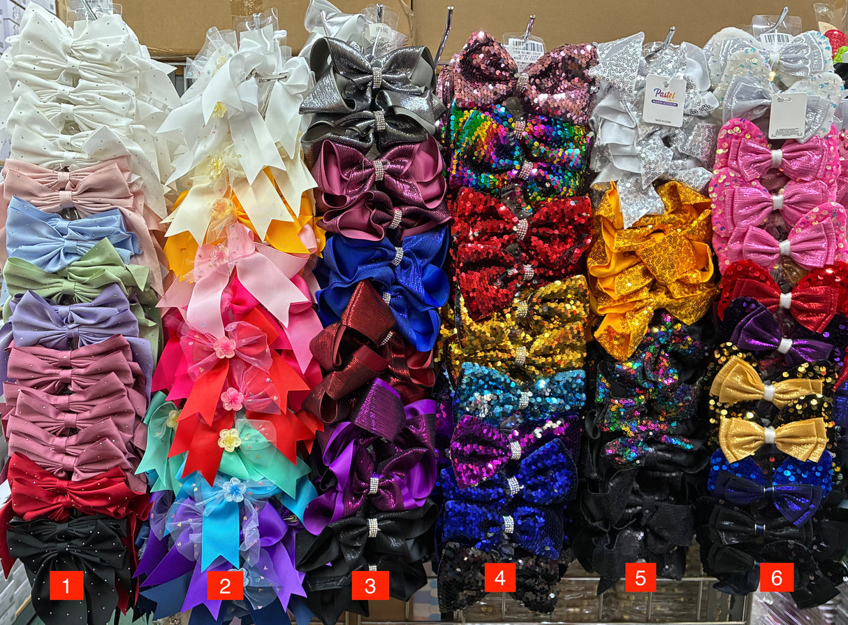 Wholesale Design Hair Bows #05TOP (12/24PC)