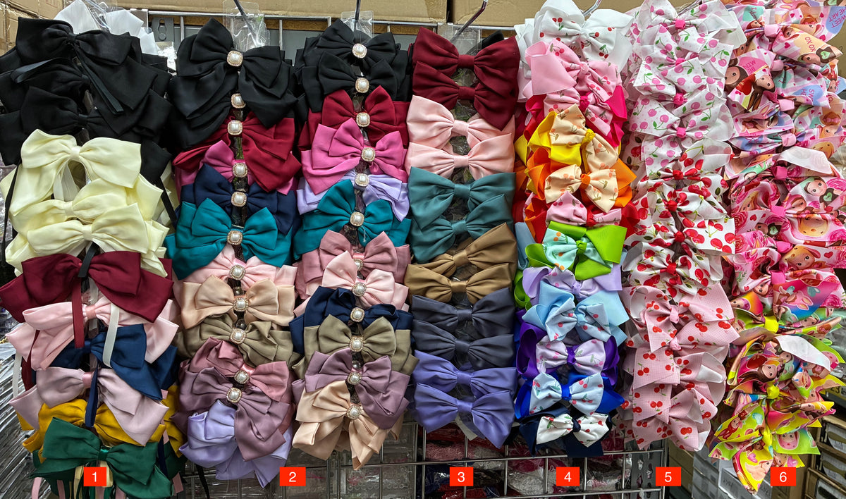 Wholesale Design Hair Bows #06TOP (12/24PC)