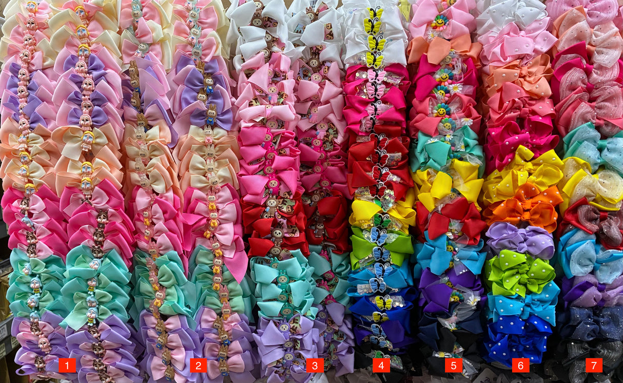 Wholesale Design Hair Bows #9TOP (12PC)