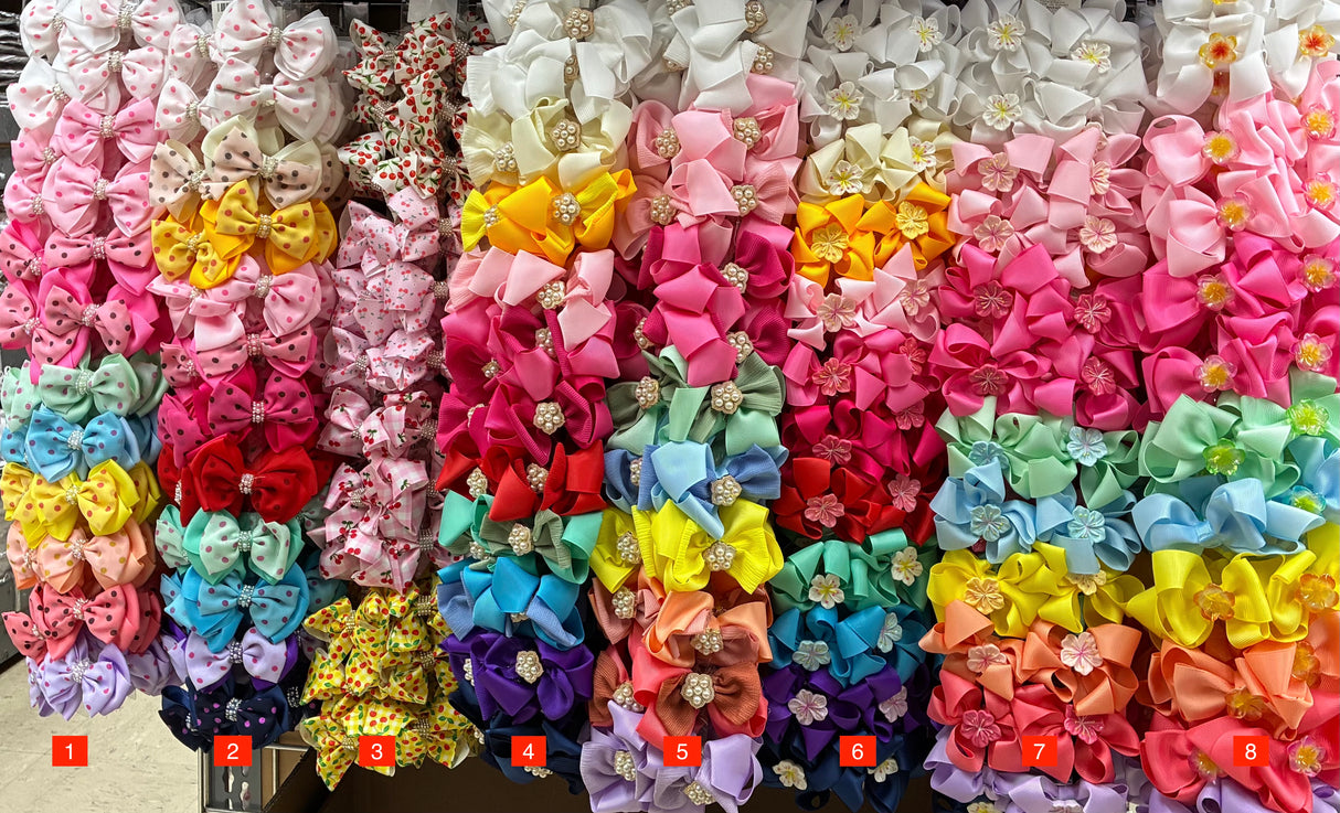 Wholesale Design Hair Bows #10BOT (12PC)