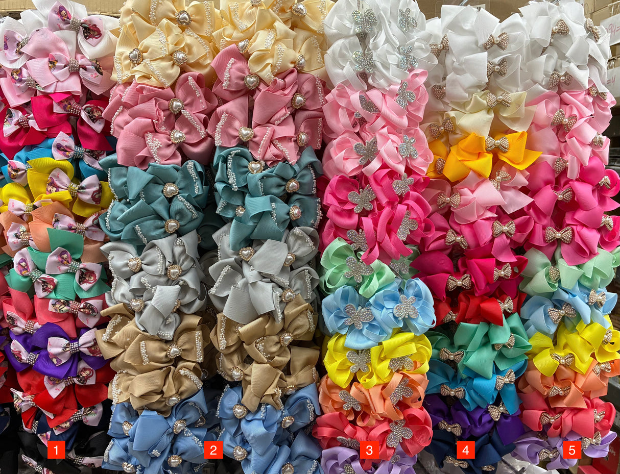 Wholesale Design Hair Bows #10TOP (12PC)