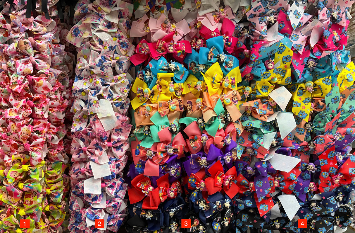Wholesale Design Hair Bows #11BOT (12PC)
