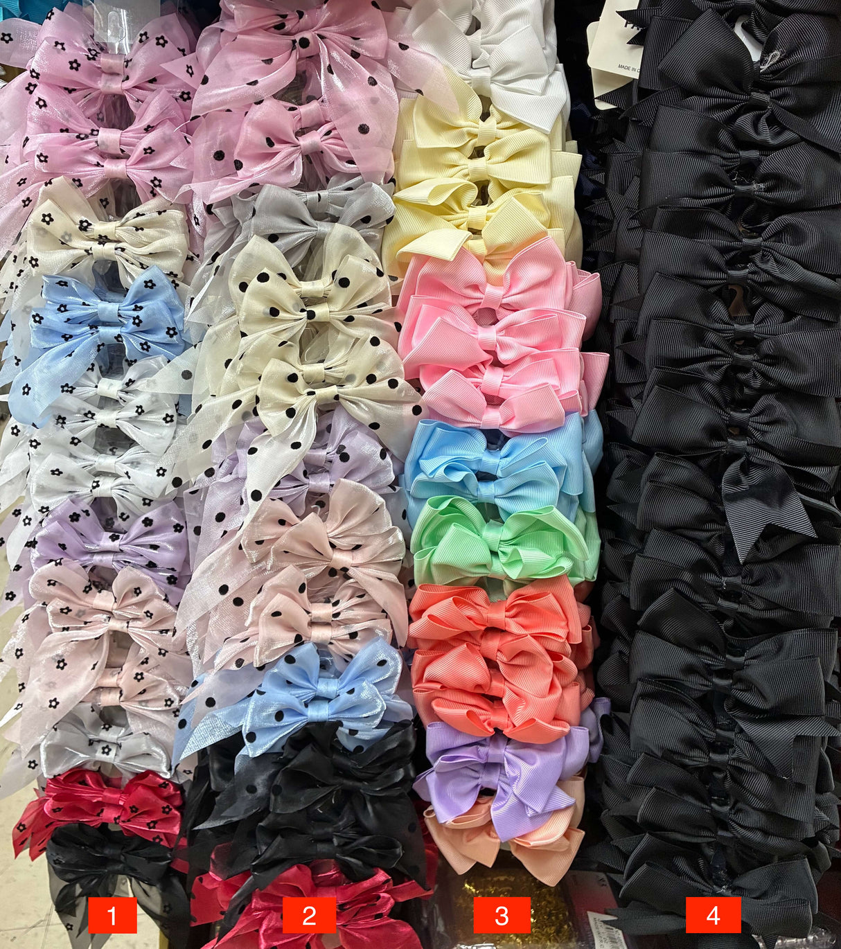 Wholesale Design Hair Bows #13BOT (12/24PC)
