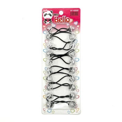 10 Ball / 16mm Ball Ponytail Holders - Multiple Colors (1PC/Single)