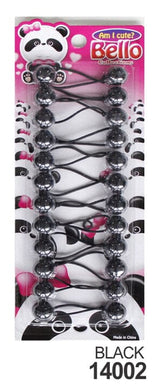 10 Ball / 16mm Ball Ponytail Holders - Multiple Colors (1PC/Single)