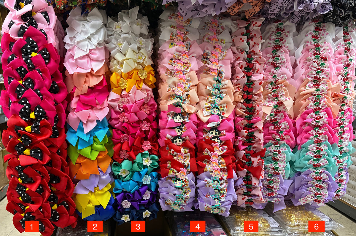 Wholesale Design Hair Bows #14BOT (12/24PC)