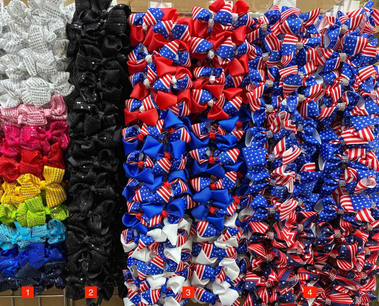 Wholesale Design Hair Bows #14TOP (12PC)