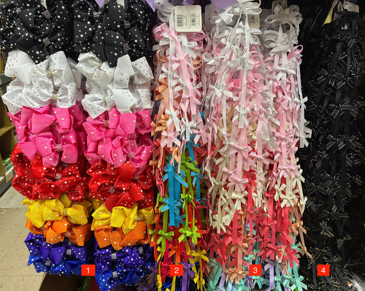 Wholesale Design Hair Bows #15BOT (12/24PC)
