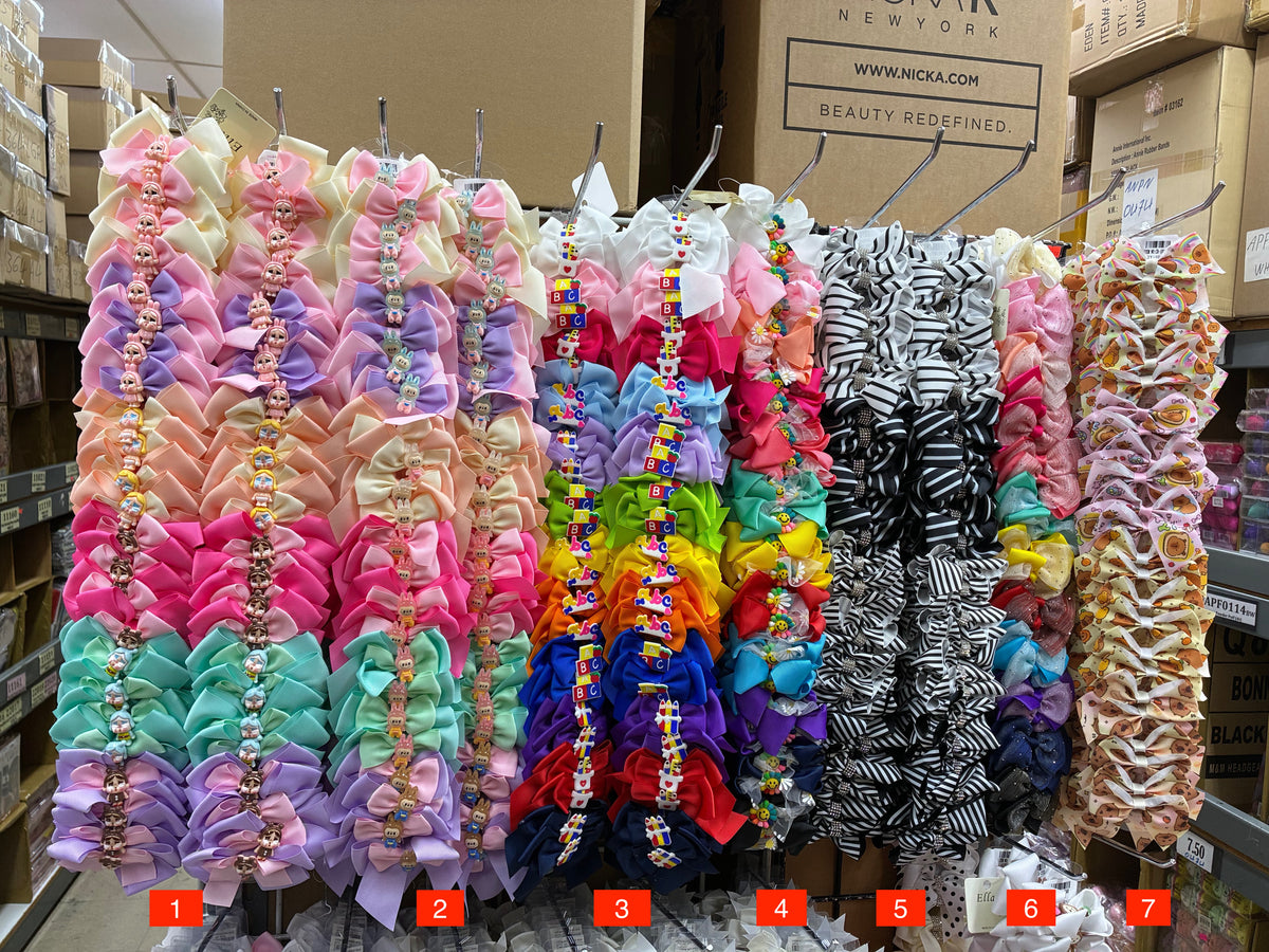 Wholesale Design Hair Bows #15TOP (12/24PC)