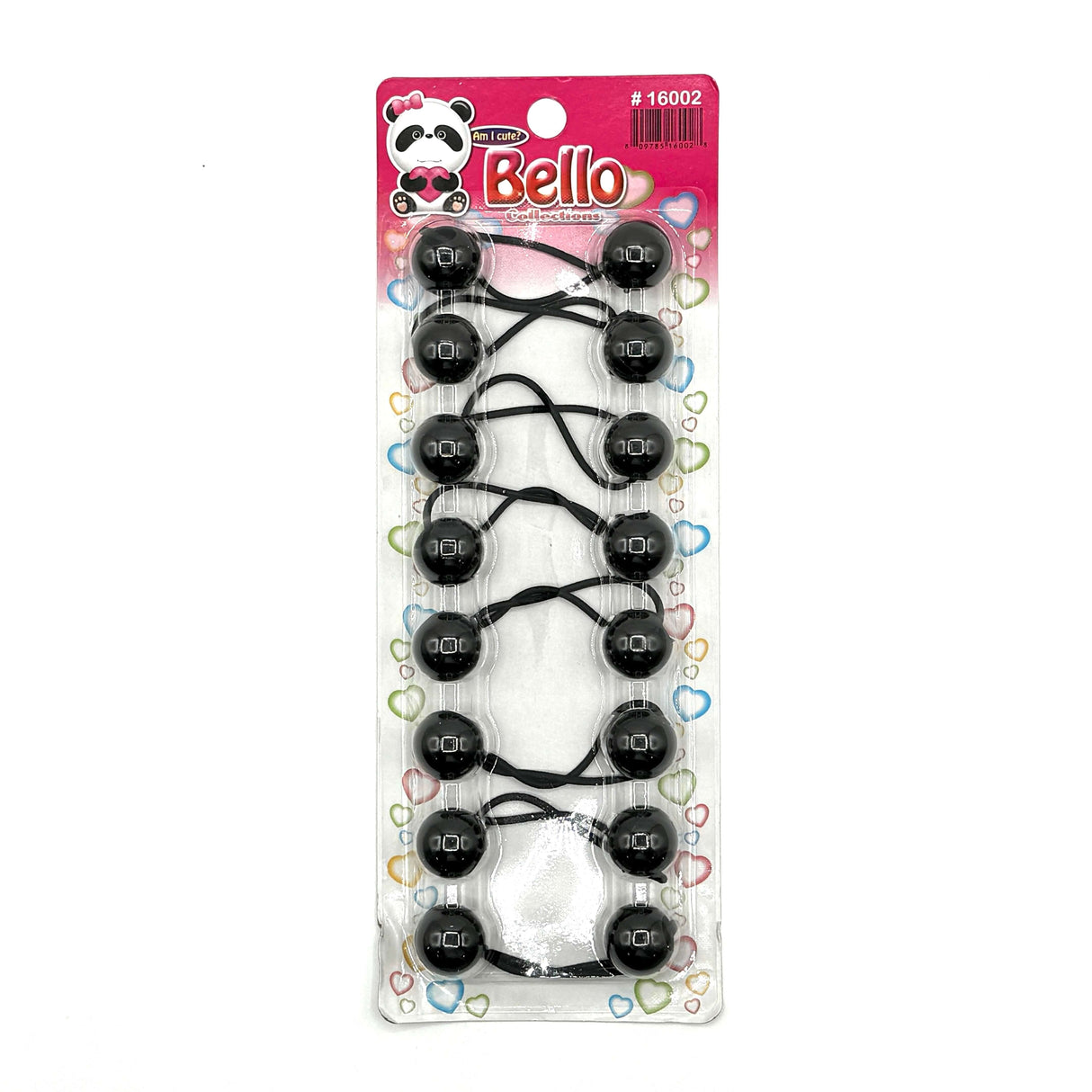 8 Ball / 20mm Ball Ponytail Holders - Multiple Colors (12PC/Bulk)
