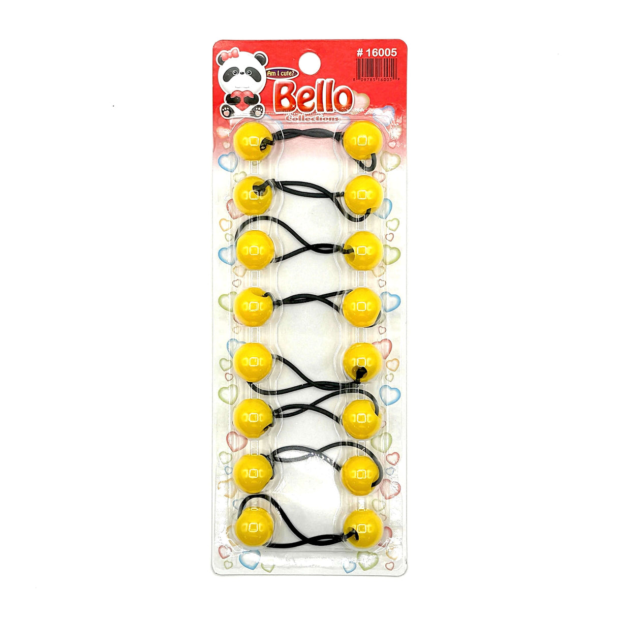 8 Ball / 20mm Ball Ponytail Holders - Multiple Colors (12PC/Bulk)