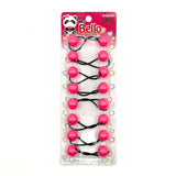 8 Ball / 20mm Ball Ponytail Holders - Multiple Colors (12PC/Bulk)
