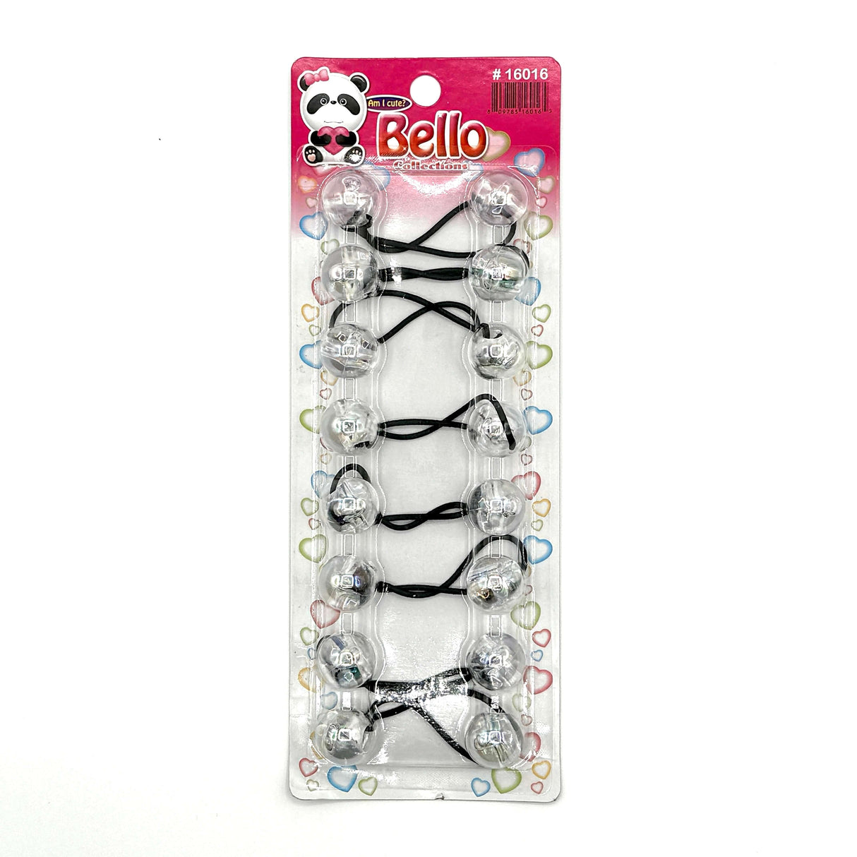 8 Ball / 20mm Ball Ponytail Holders - Multiple Colors (12PC/Bulk)