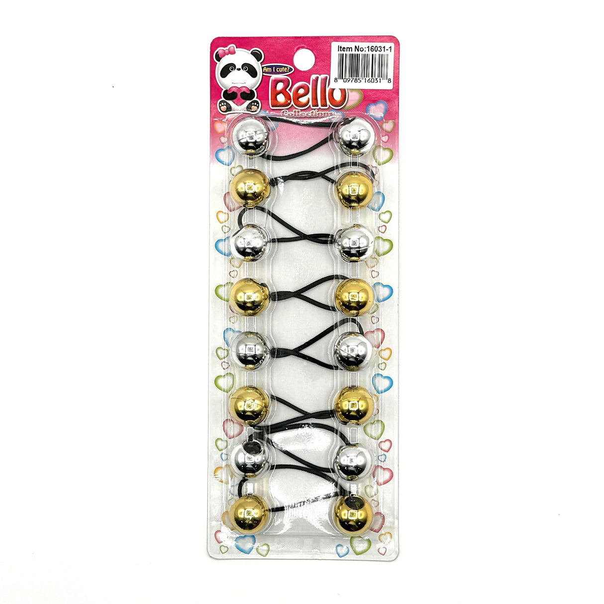 8 Ball / 20mm Ball Ponytail Holders - Multiple Colors (1PC/Single)