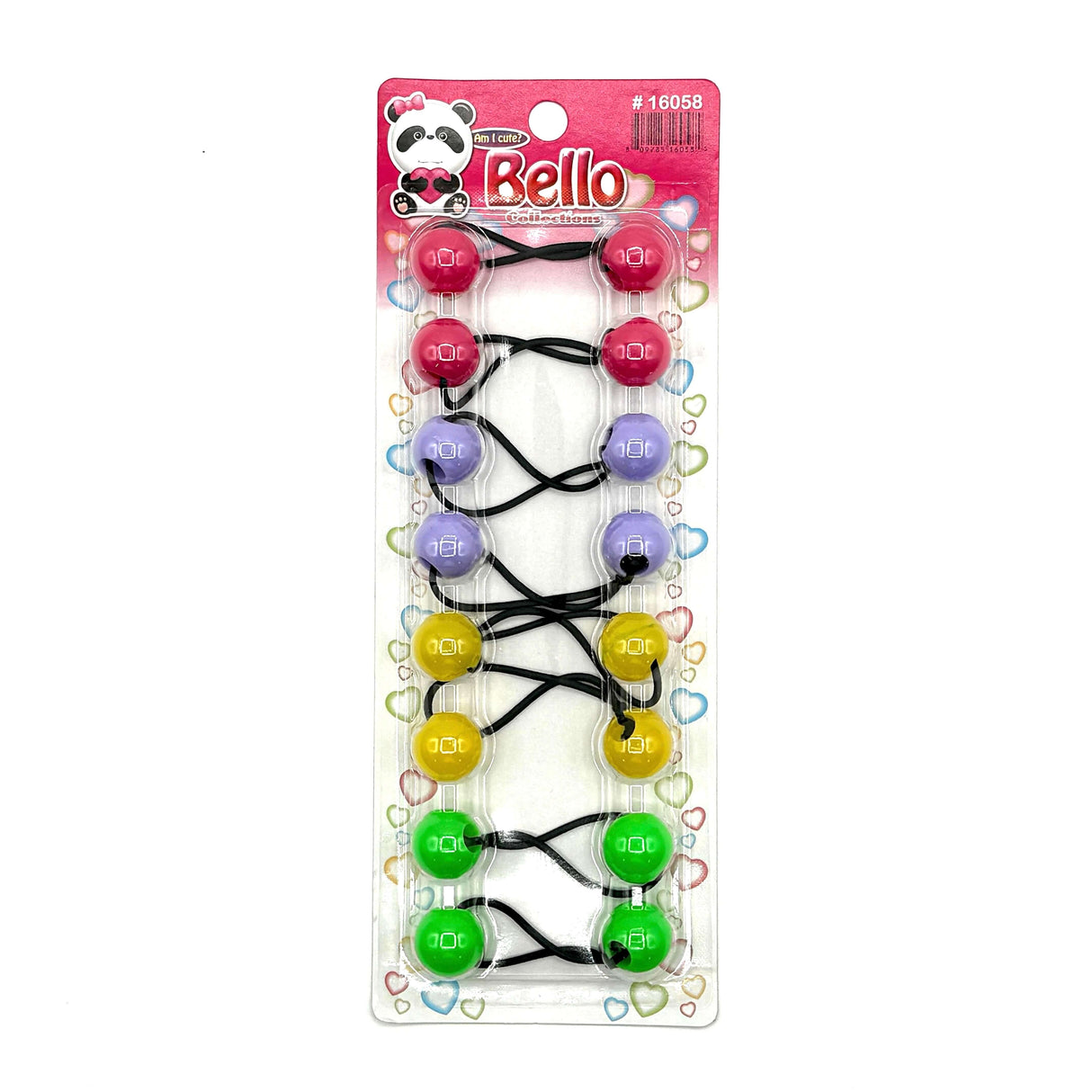8 Ball / 20mm Ball Ponytail Holders - Multiple Colors (1PC/Single)