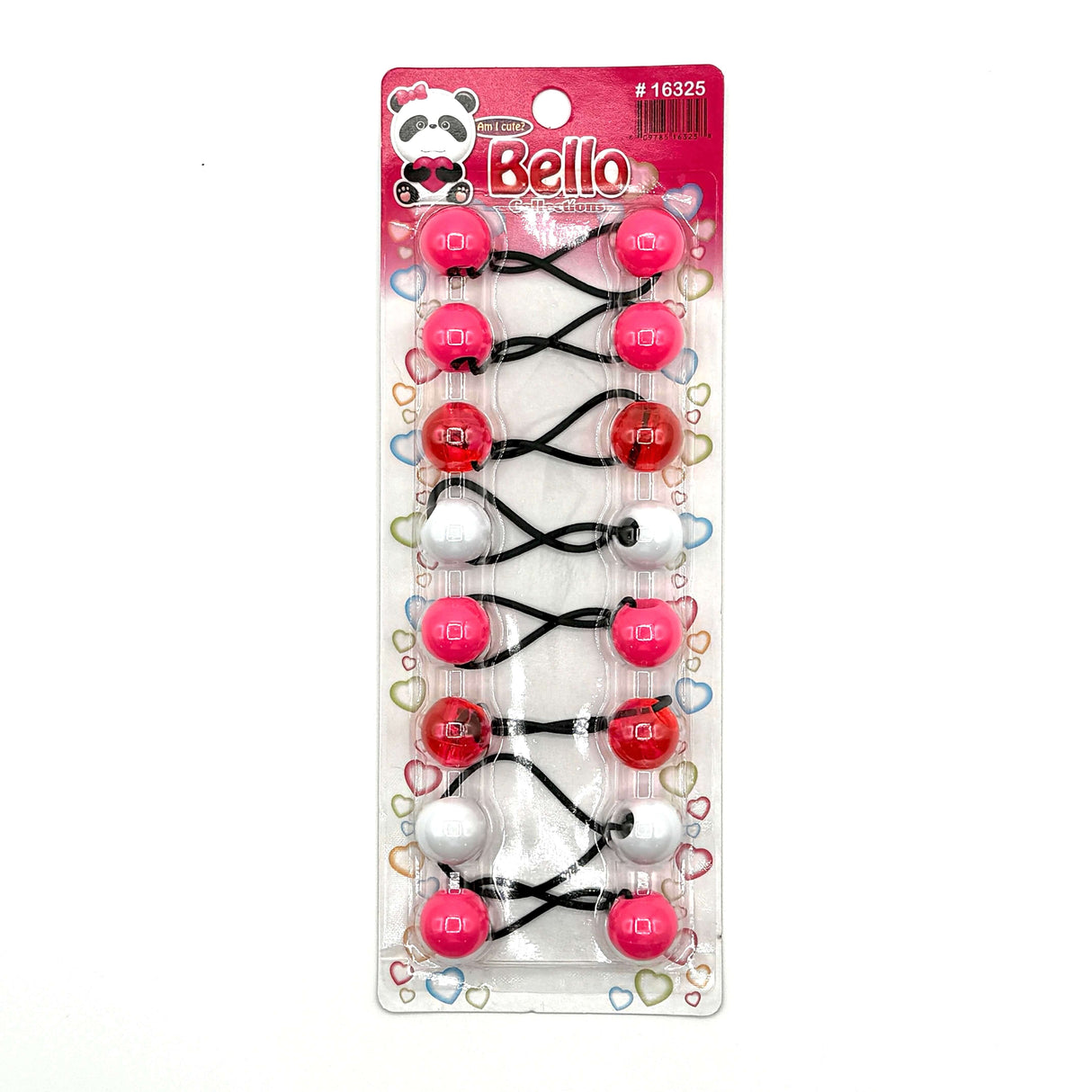 8 Ball / 20mm Ball Ponytail Holders - Multiple Colors (12PC/Bulk)