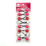 8 Ball / 20mm Ball Ponytail Holders - Multiple Colors (12PC/Bulk)