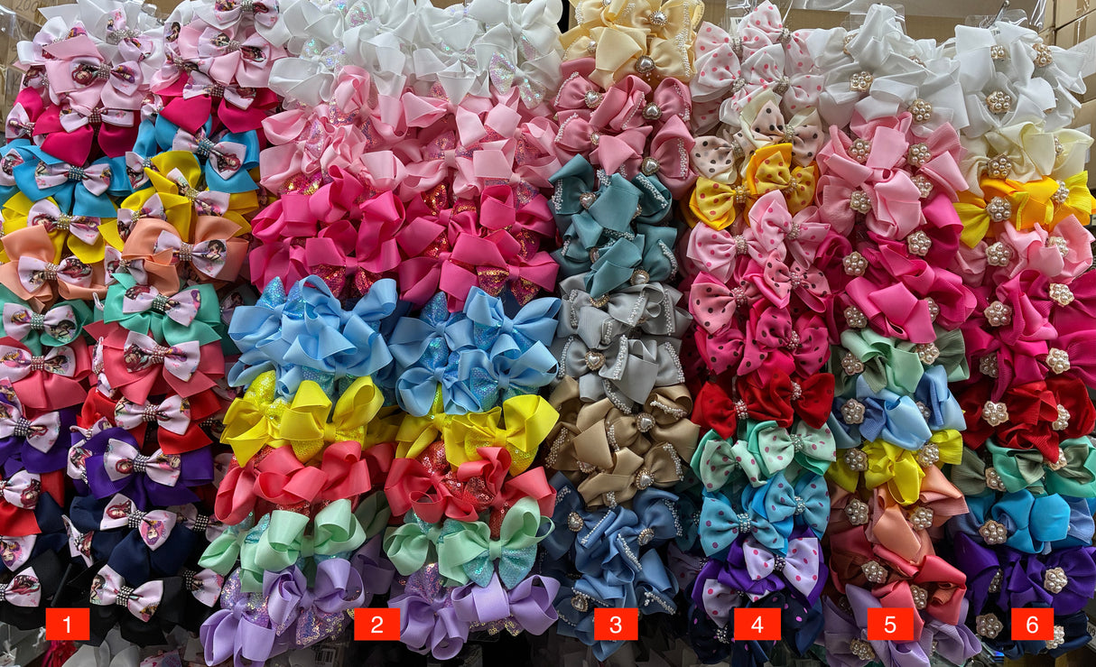 Wholesale Design Hair Bows #16TOP (12/24PC)