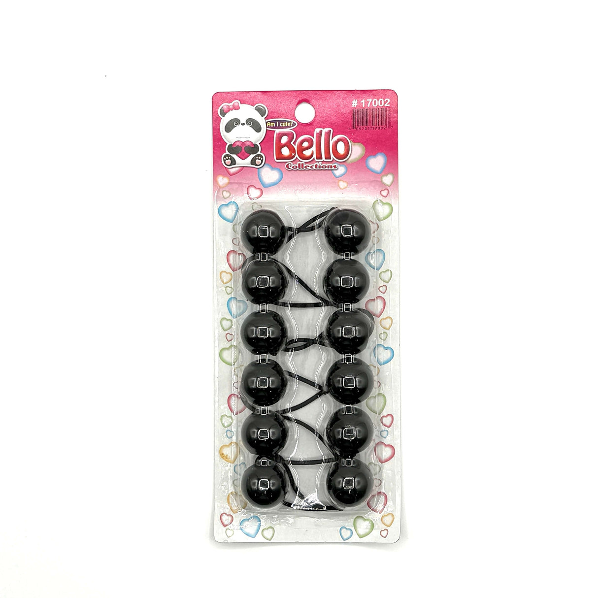 6 Ball / 24mm Ball Ponytail Holders - Multiple Colors (1PC/Single)
