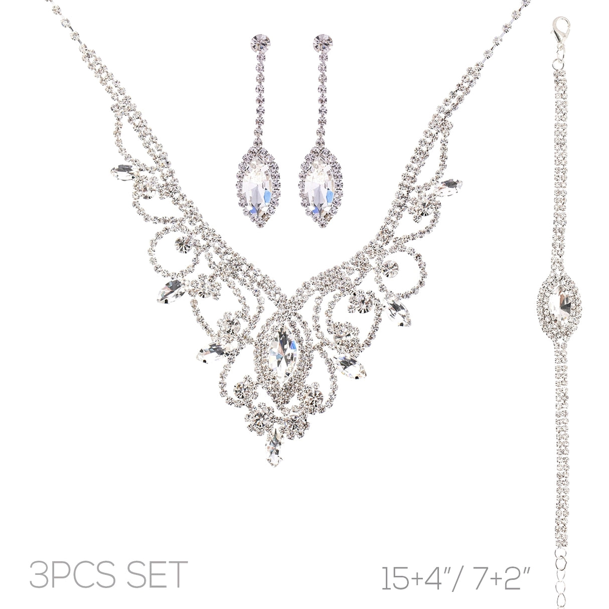 Fashion Jewelry Set #18613CR-S (PC)