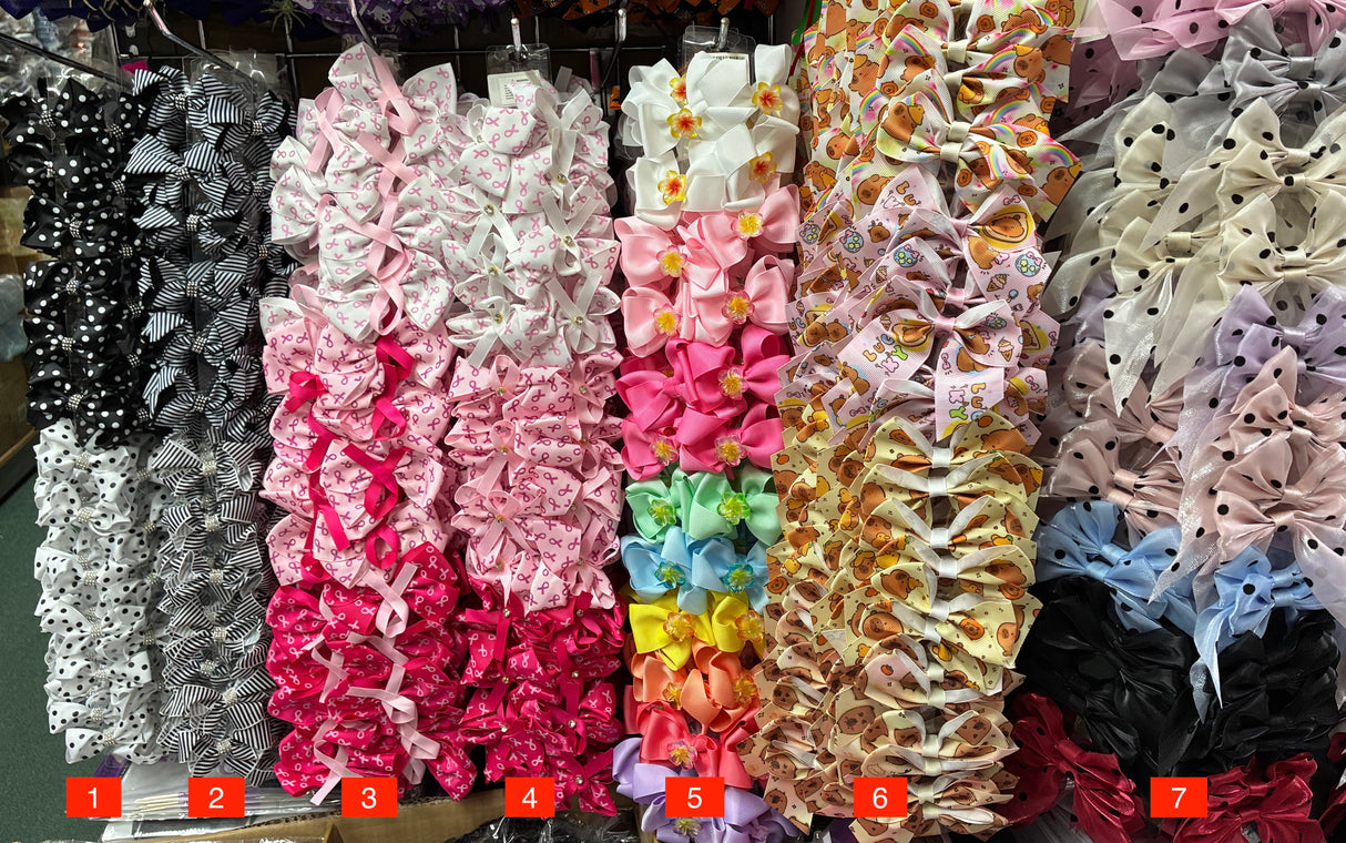 Wholesale Design Hair Bows #18BOT (12/24PC)