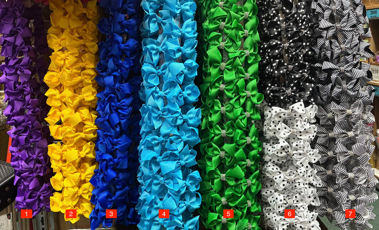 Wholesale Design Hair Bows #19BOT (12/24PC)