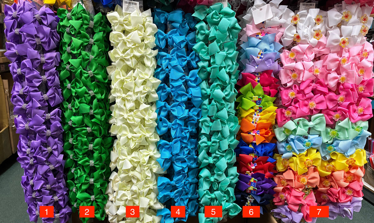 Wholesale Design Hair Bows #19BOT (12/24PC)