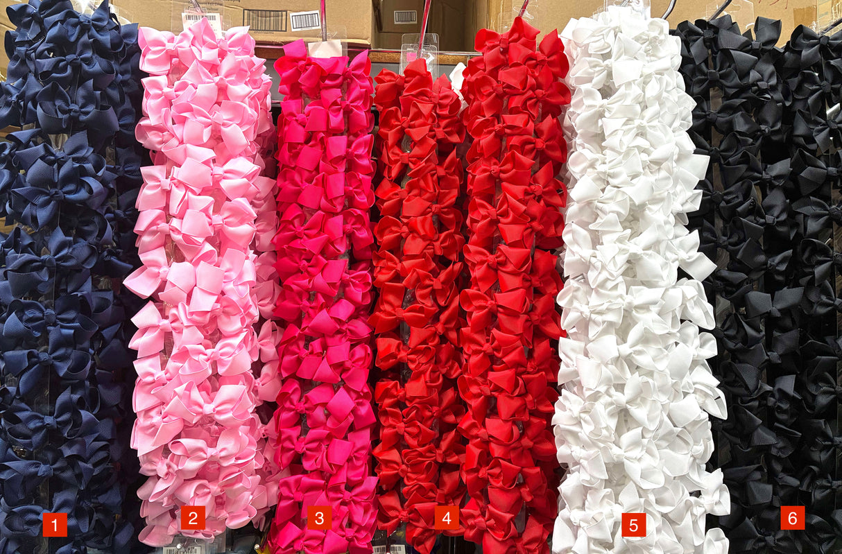 Wholesale Design Hair Bows #19TOP (12/24PC)