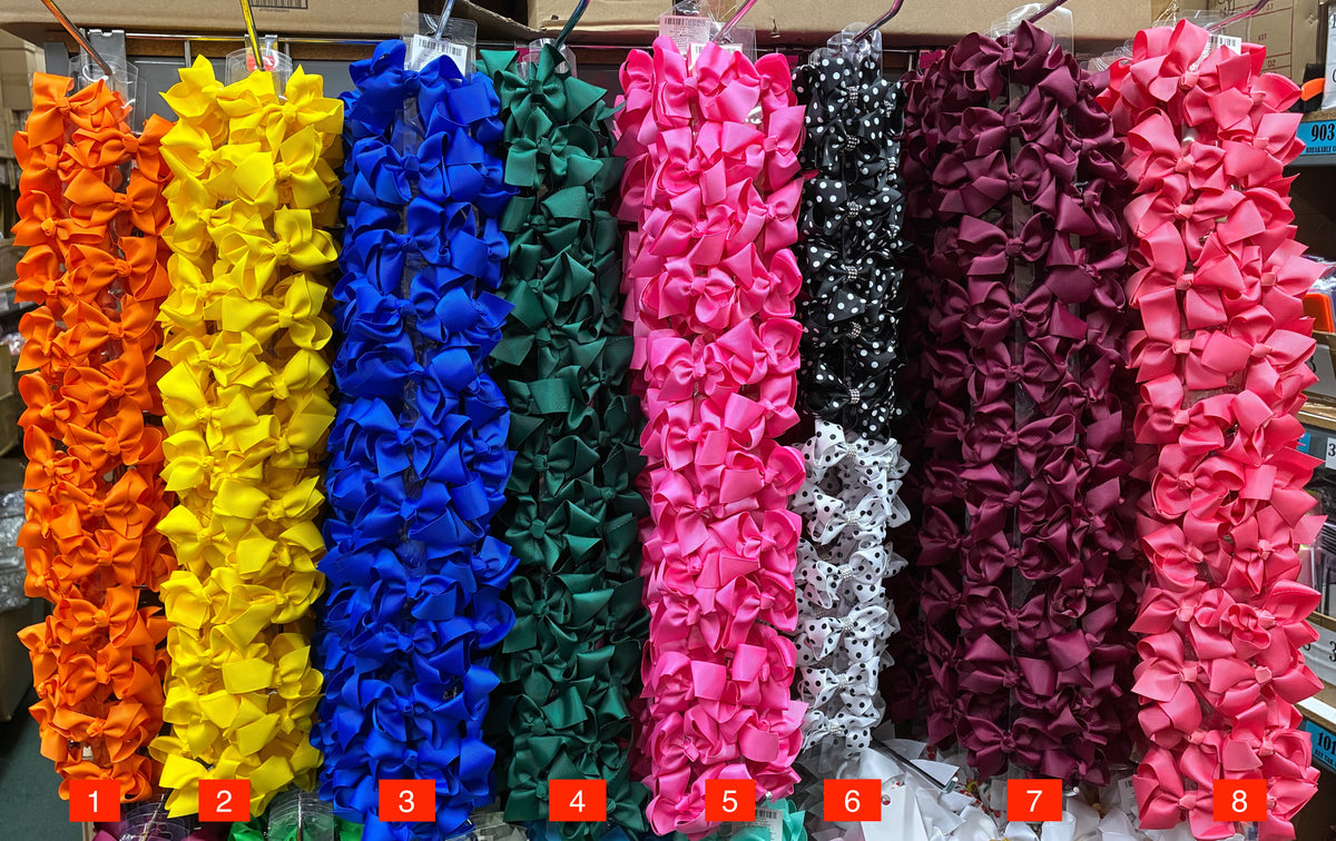 Wholesale Design Hair Bows #19TOP (12/24PC)