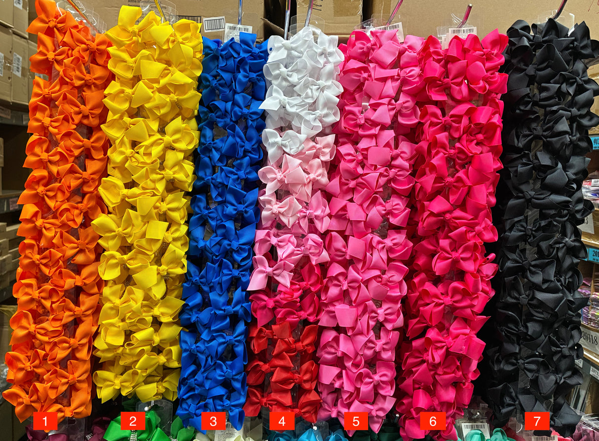 Wholesale Design Hair Bows #19TOP (12/24PC)