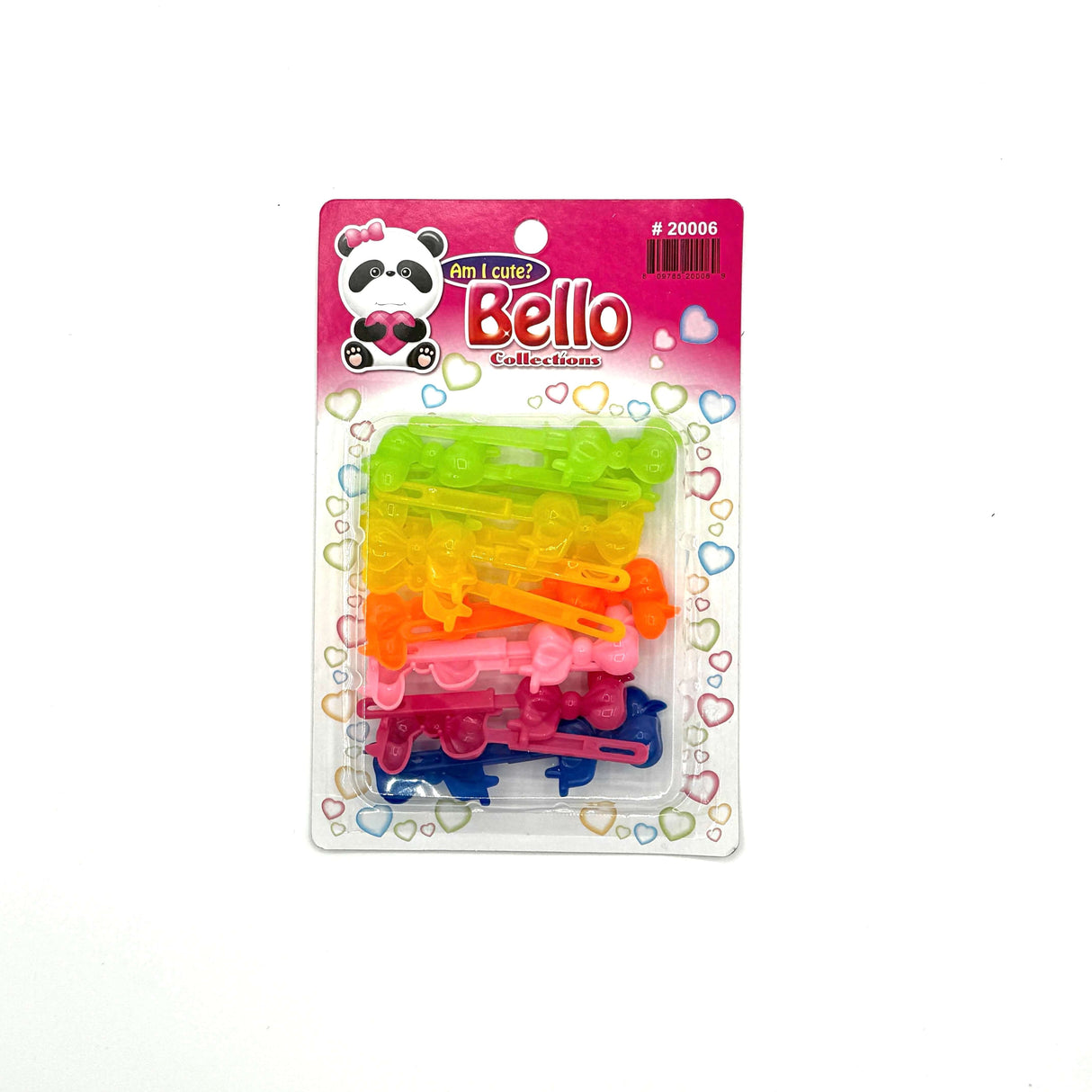 Bow(tie) Hair Barrette - Multiple Colors (12PC/BULK)