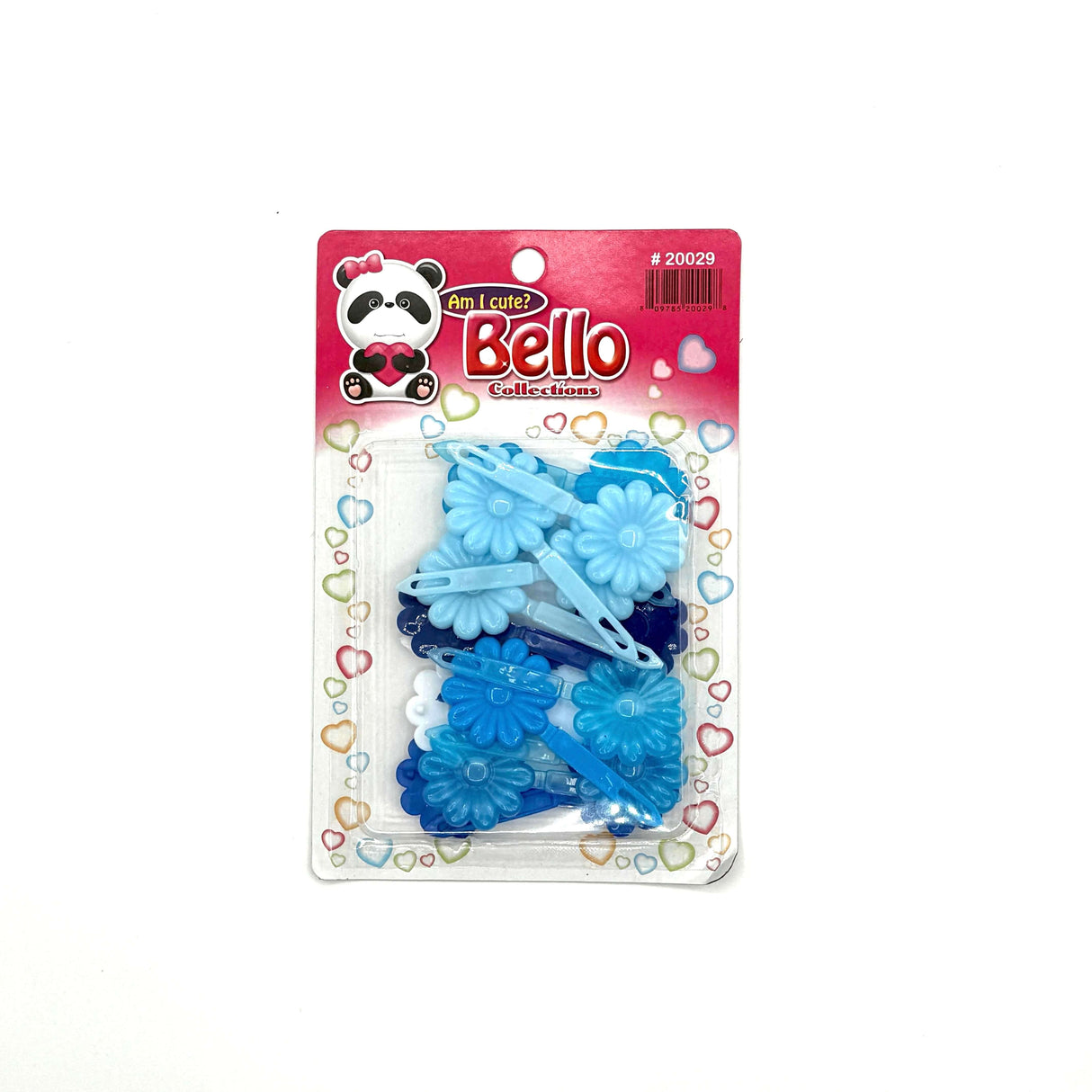 Flower(Sun) Barrette - Multiple Colors (12PC/BULK)