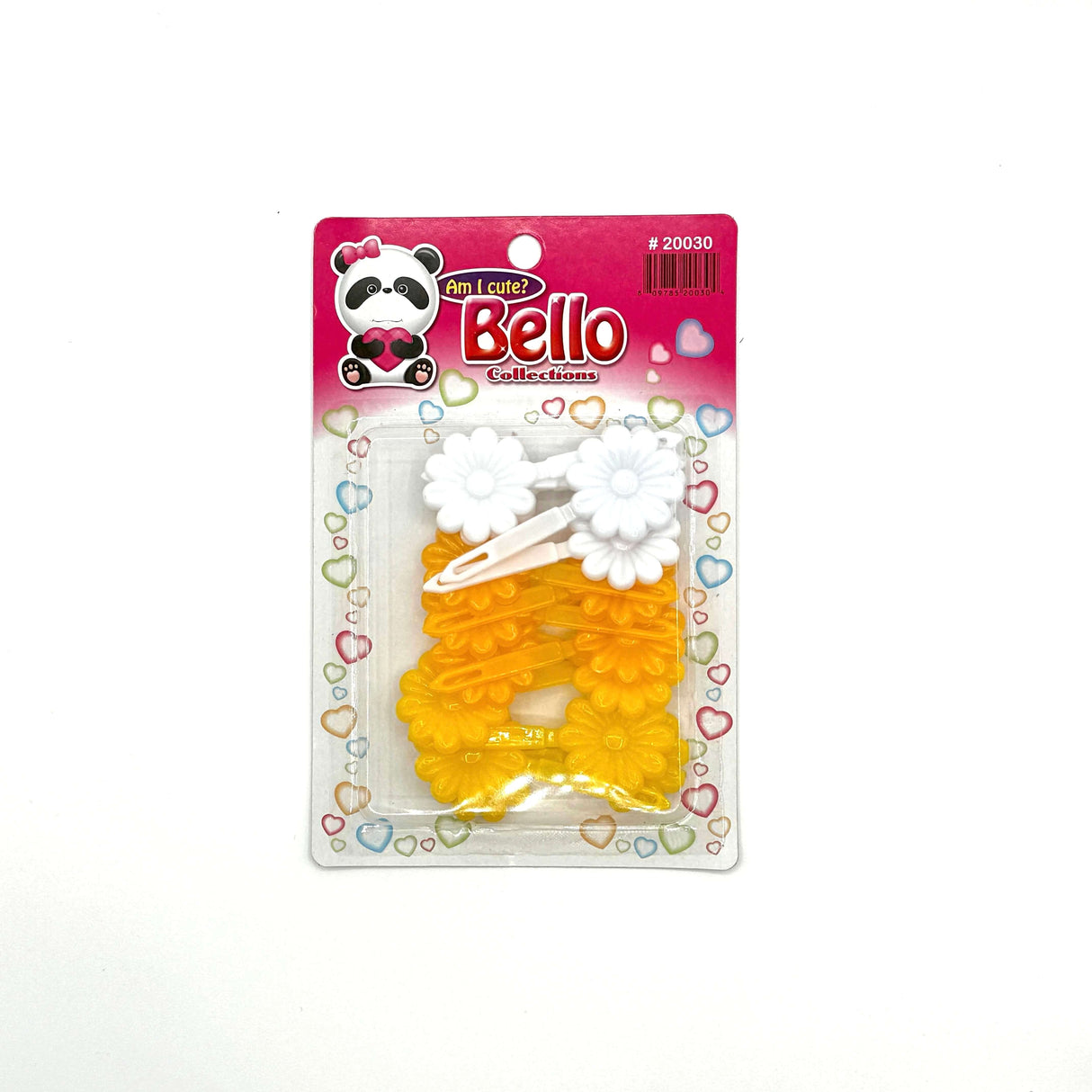 Flower(Sun) Barrette - Multiple Colors (12PC/BULK)