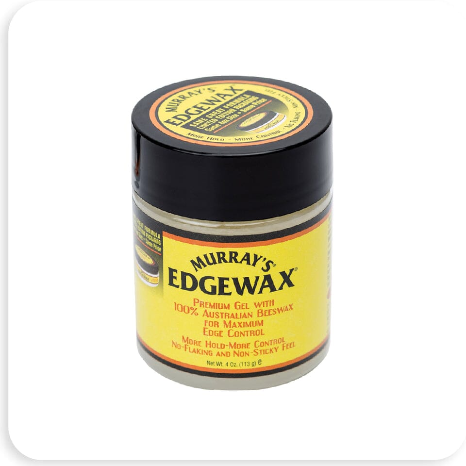 Murrays Edge Wax For Maximum Edge Control Hair Gel, 4 Oz 