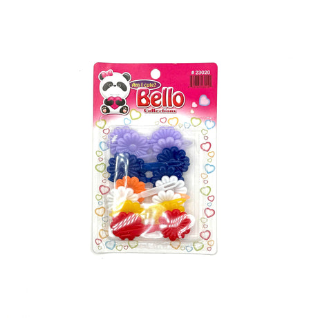 Flower(Sun) Barrette - Multiple Colors (12PC/BULK)
