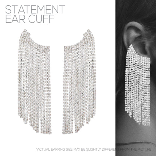Fashion Statement Fringe Ear Cuff #27123 - Multiple Colors (PC)